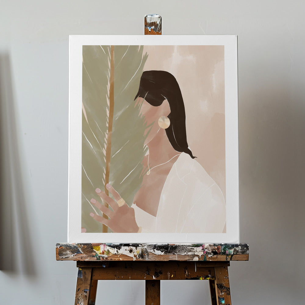 Plantenmeisje | Canvasprints