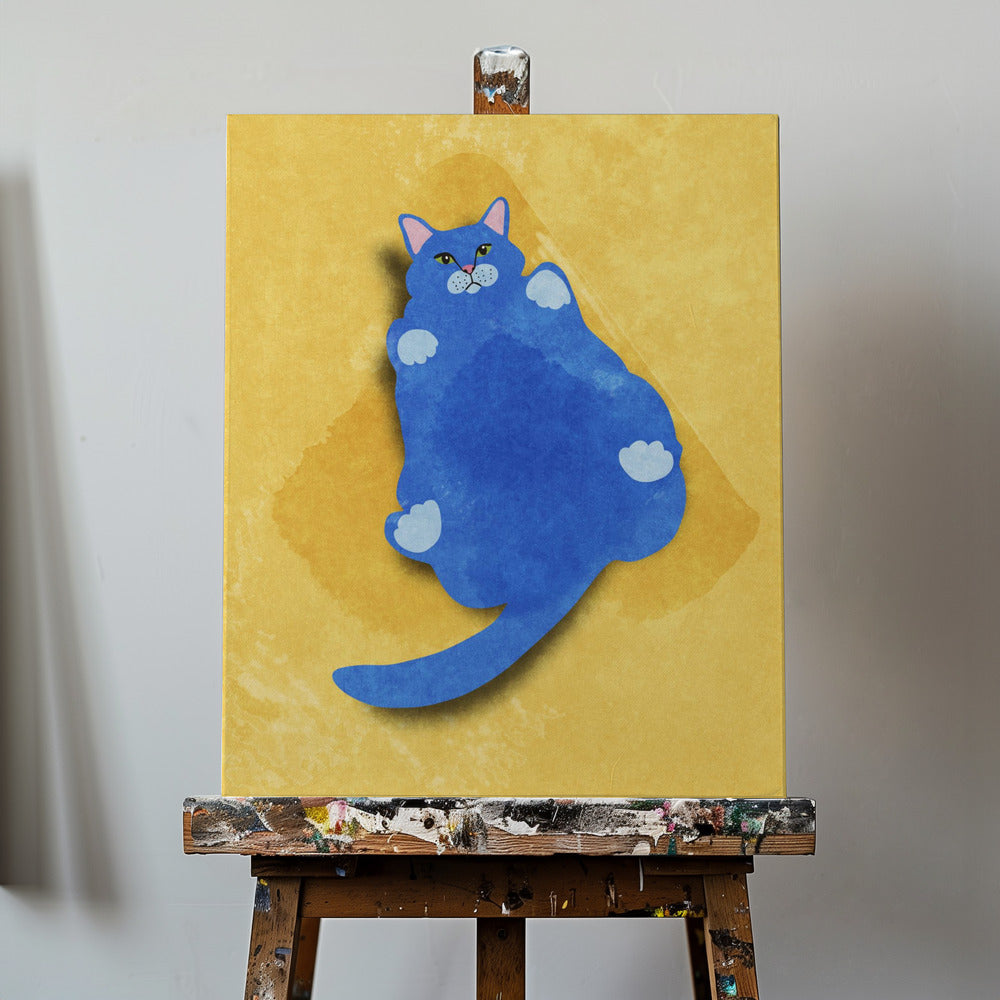 Tjock katt | Canvas