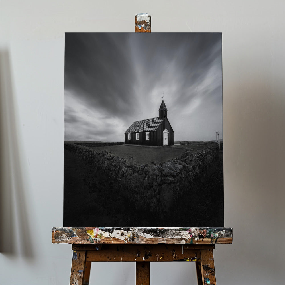 Black Church | Canvas