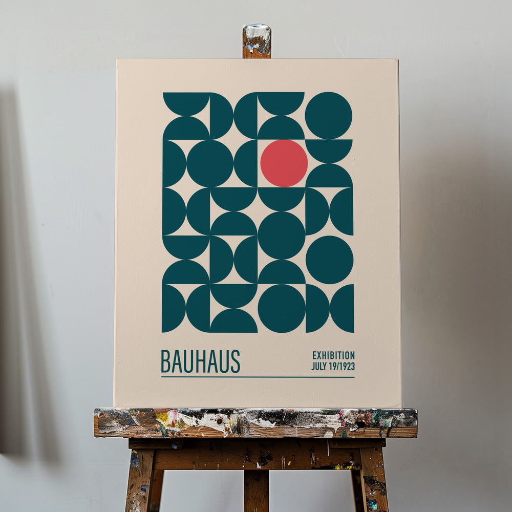Bauhaus Mavi Kureler | Canvas