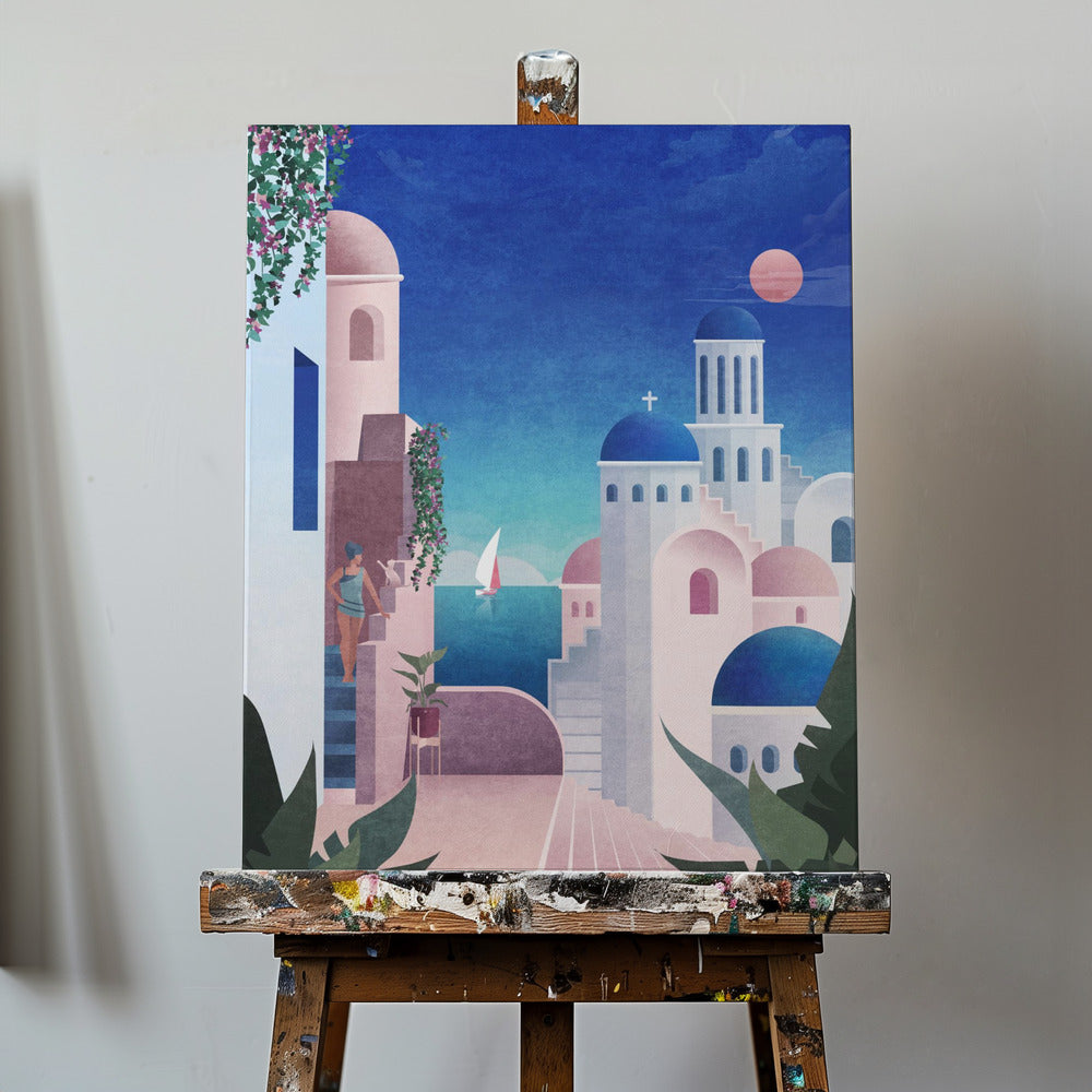 Santorini | Stampe su Tela