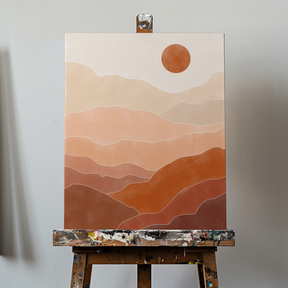 Desert Sun Rise | Canvas