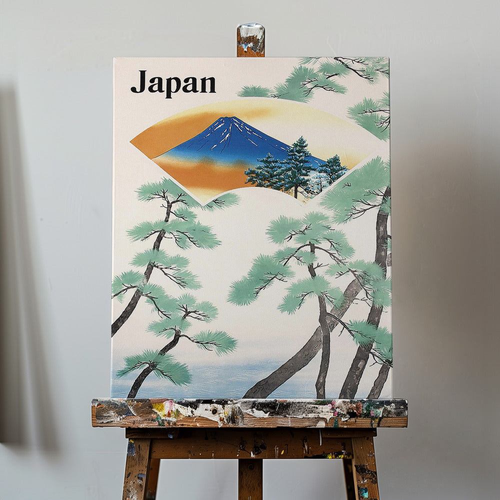 1930s Japanese Government Railways Travel Poster | Canvas