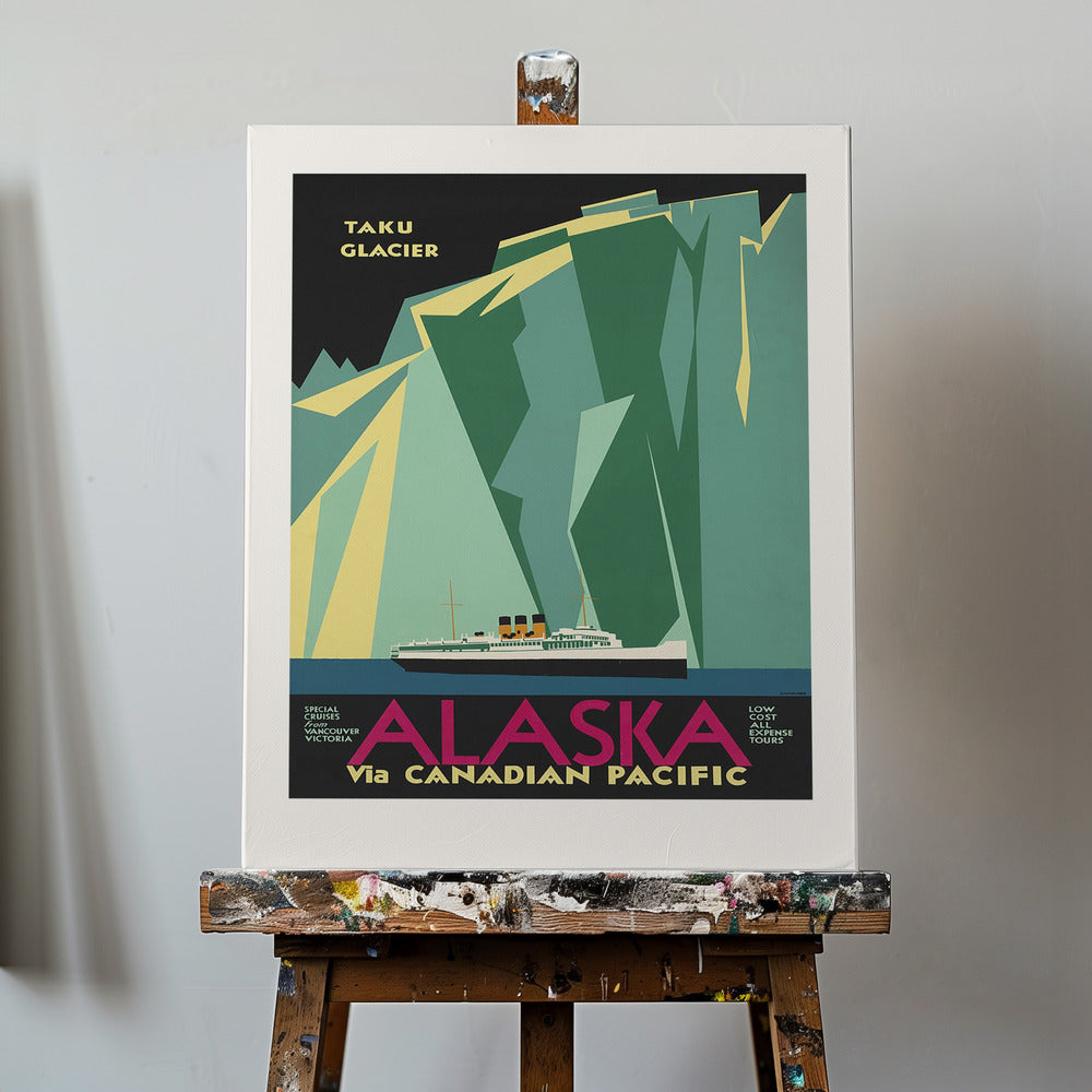 Alaska Via Canadian Pacific. Taku Glacier | Canvas