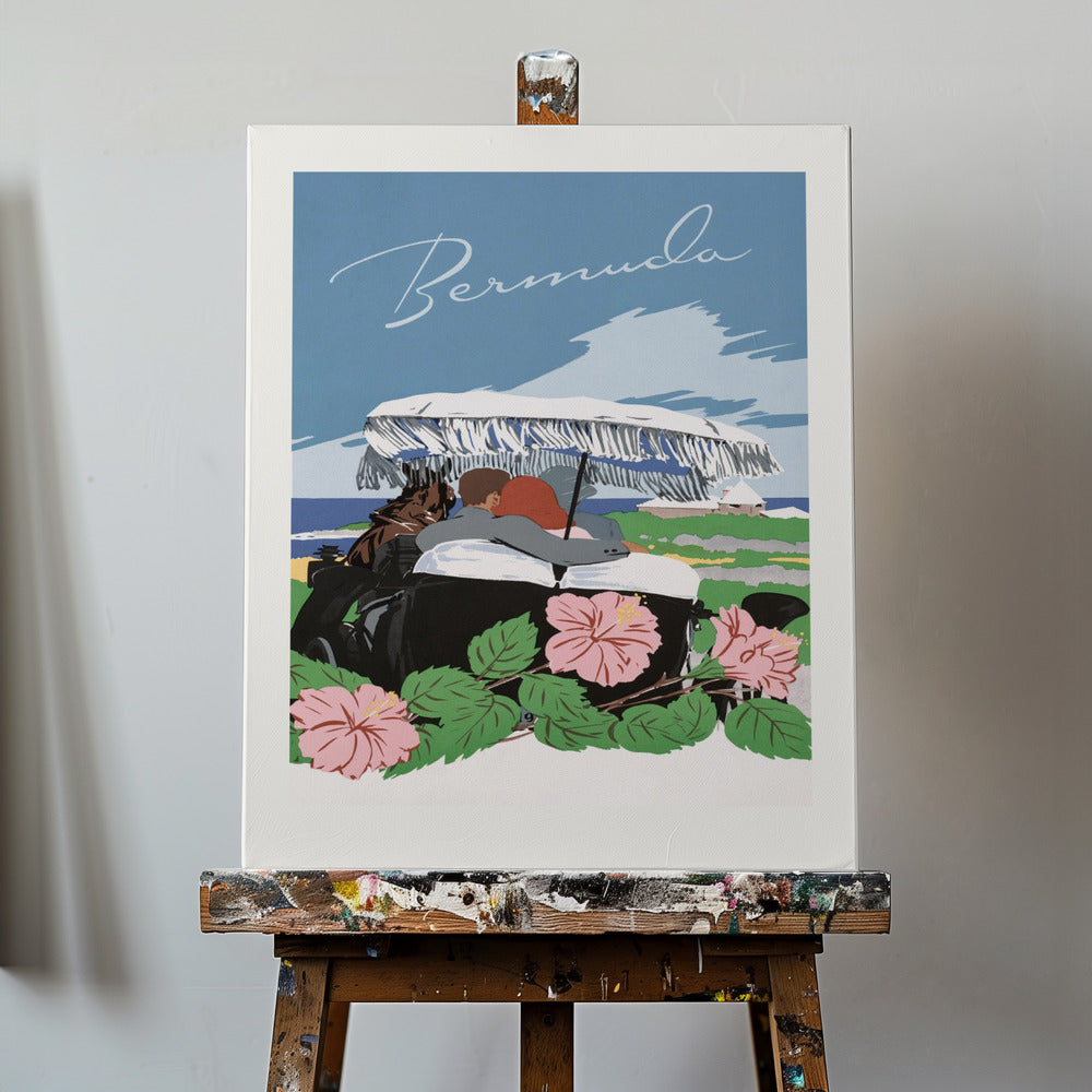 Bermuda (1940–1950) av Adolph Treidler | Canvas