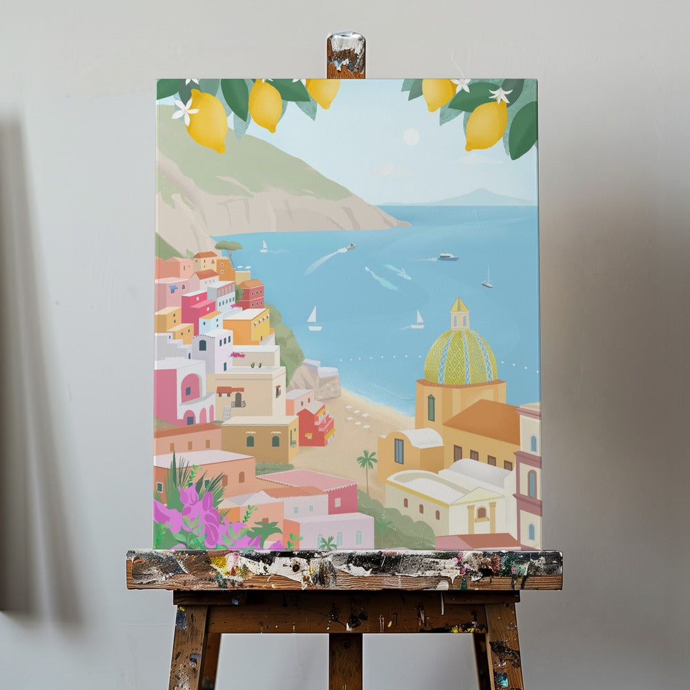 Positano, Italien | Canvastavla