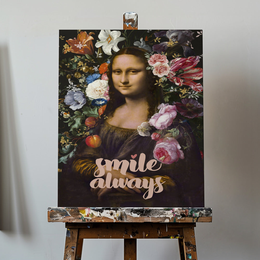 Smile Always, Mona Lisa | Canvas