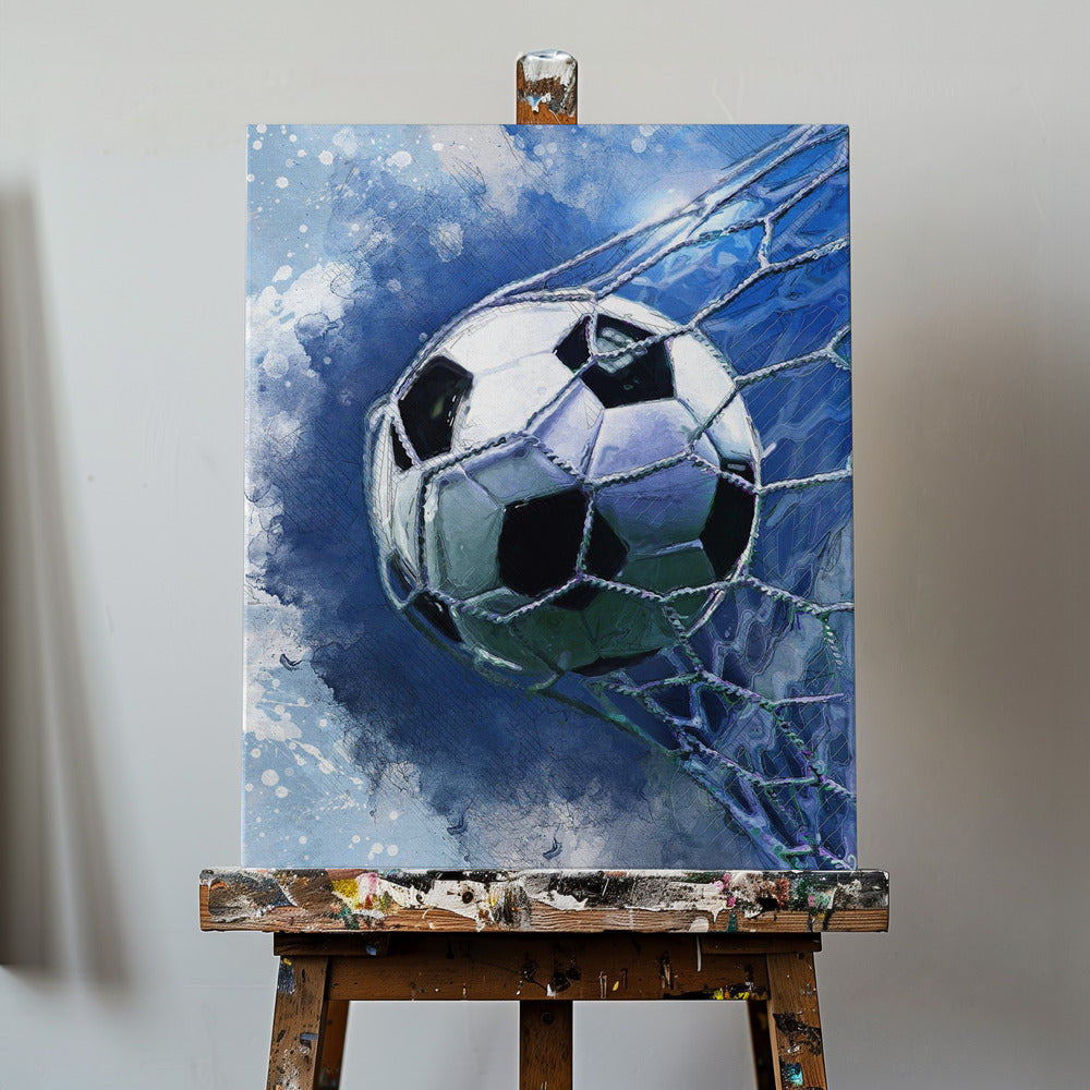 Fotboll 3 sportkonst | Canvas
