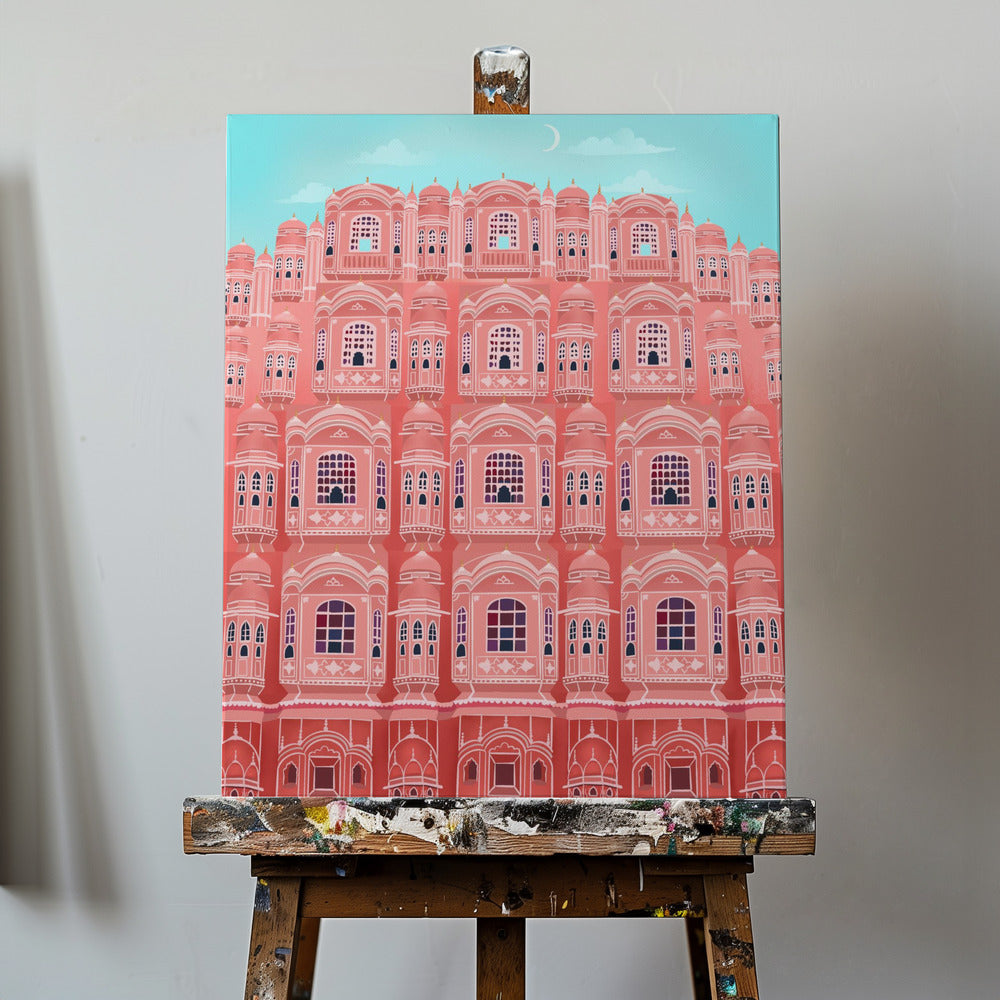 Jaipur, Indien | Canvastavla