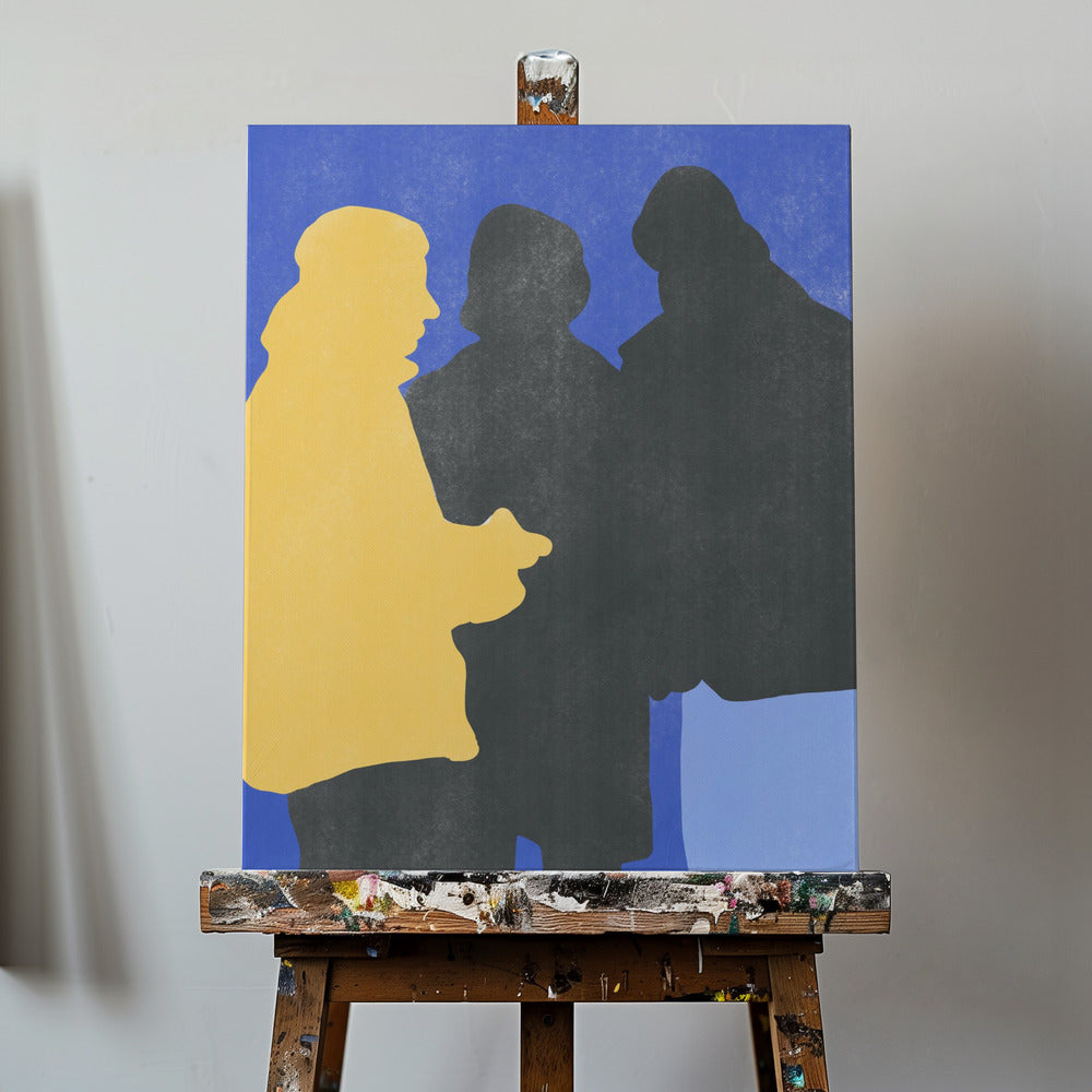 silhouettes of people | Canvas