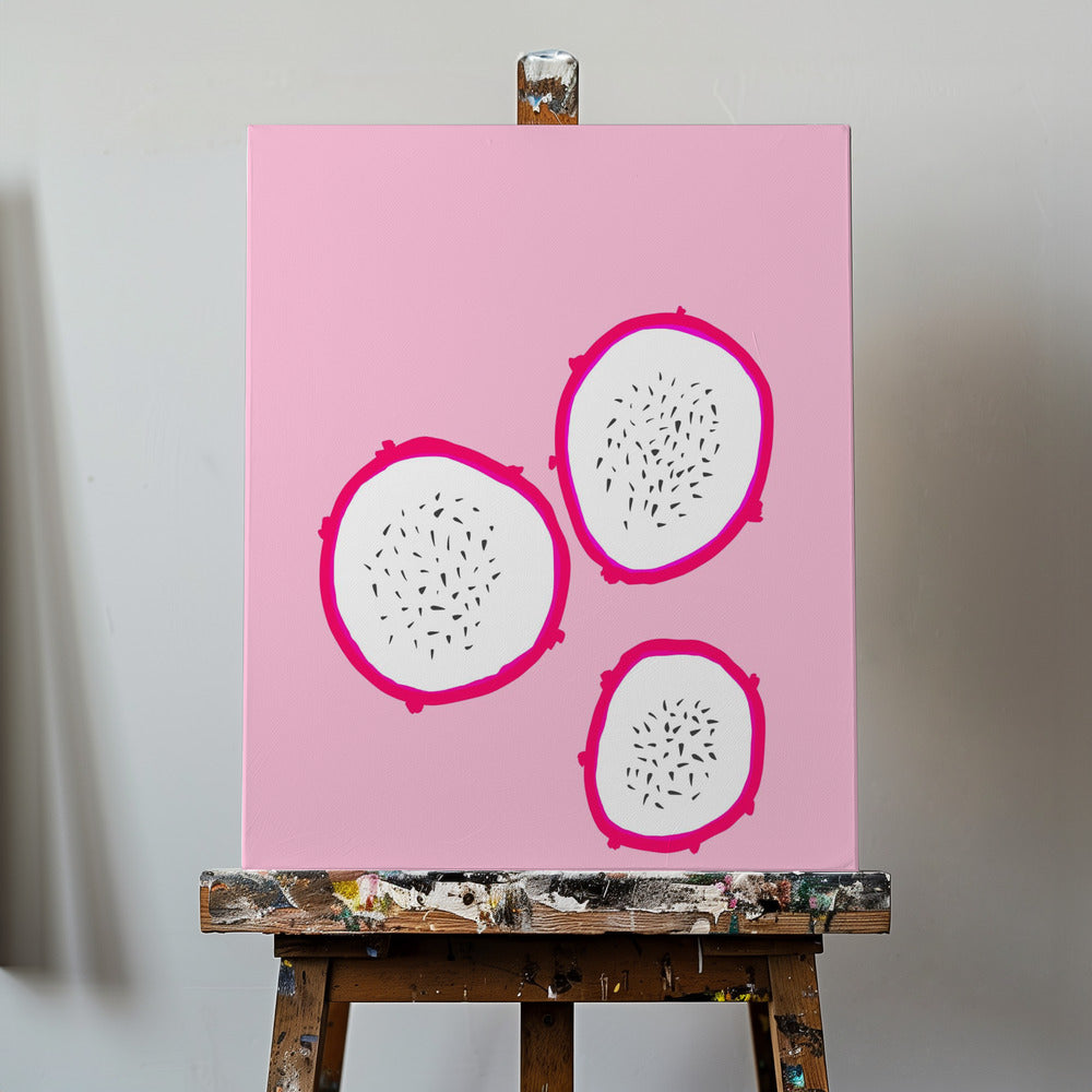 Dragon Fruit Trio | Canvas
