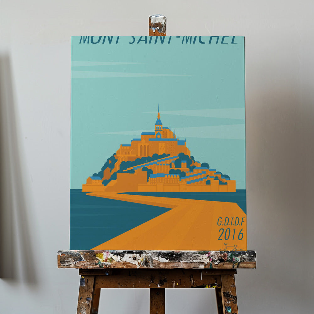 Mont Saint Michel | Canvastavla