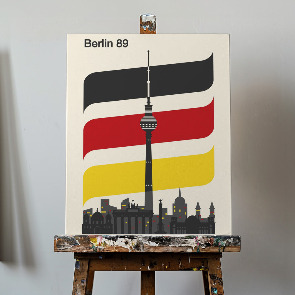 Berlin Retro Resetavla | Canvas