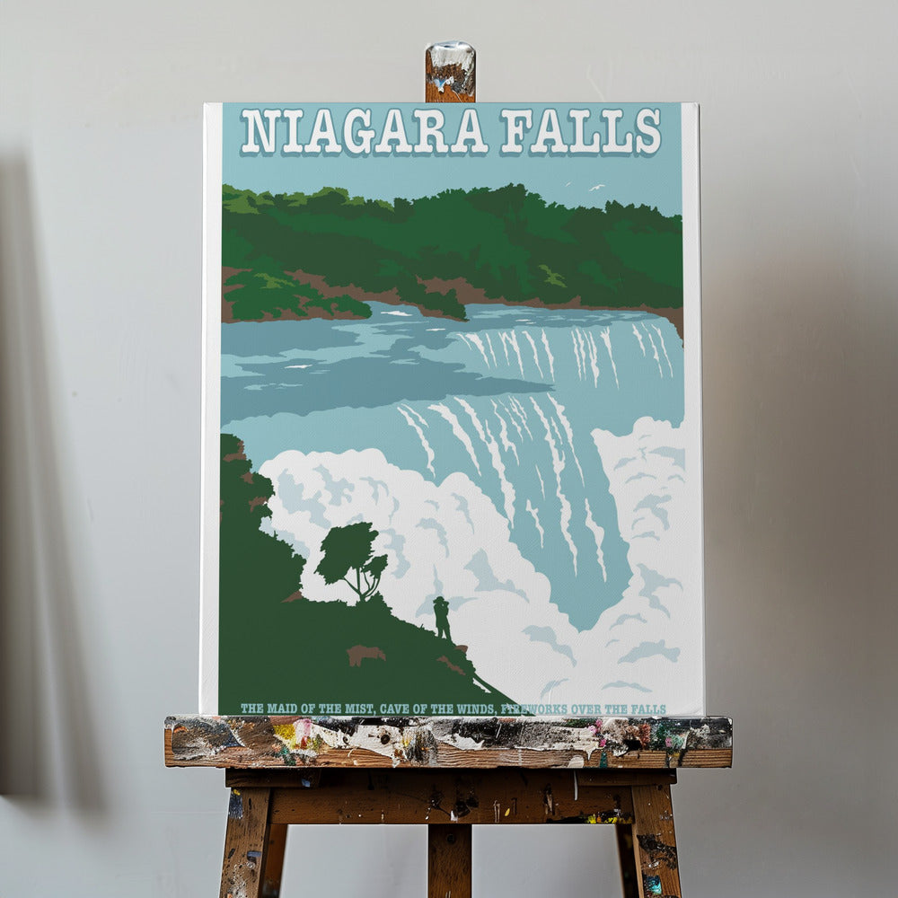 Niagarafallen Resetryck | Canvas