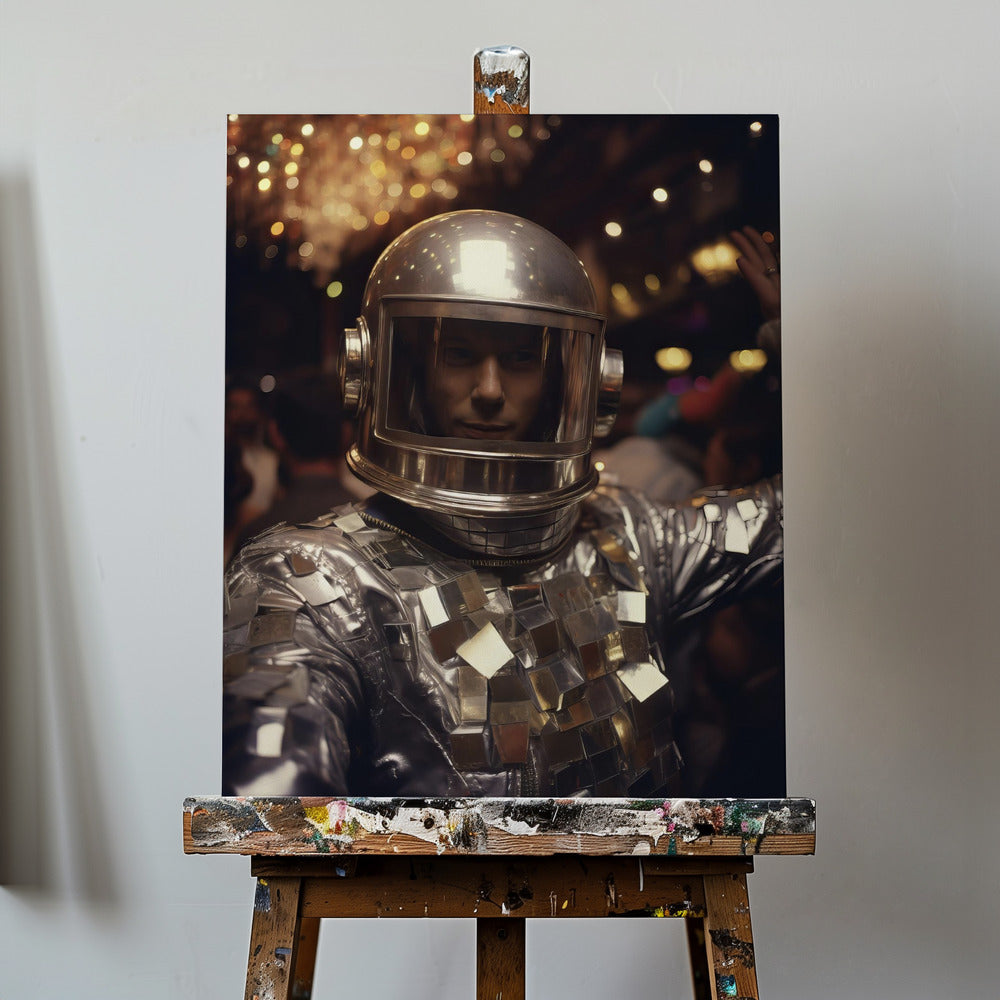 Disco Astronaut 1 | Canvas