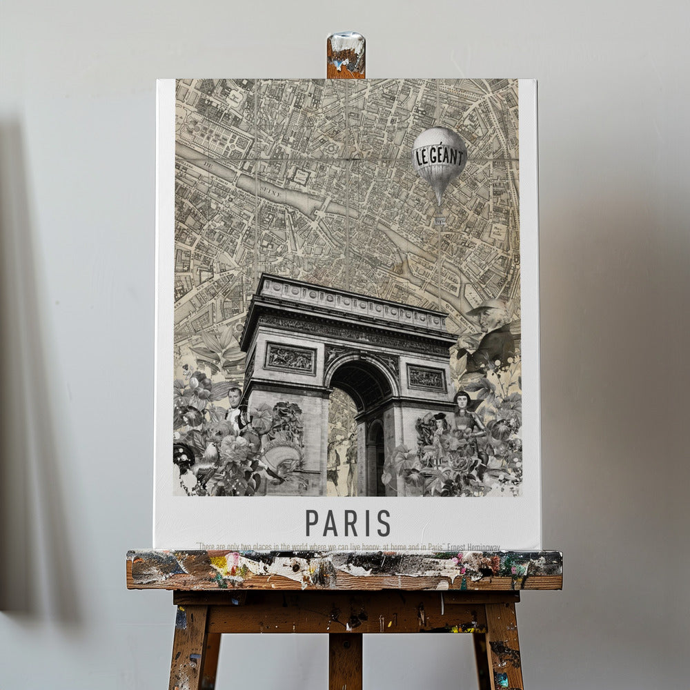 Paris (Stadsresor) | Canvastavla