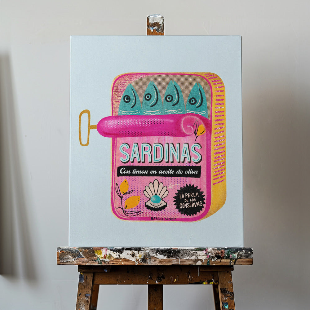 Sardiner i plåtburk | Canvas