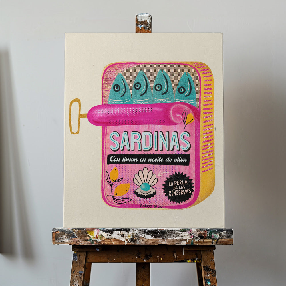 Sardiner i plåtburk | Canvas
