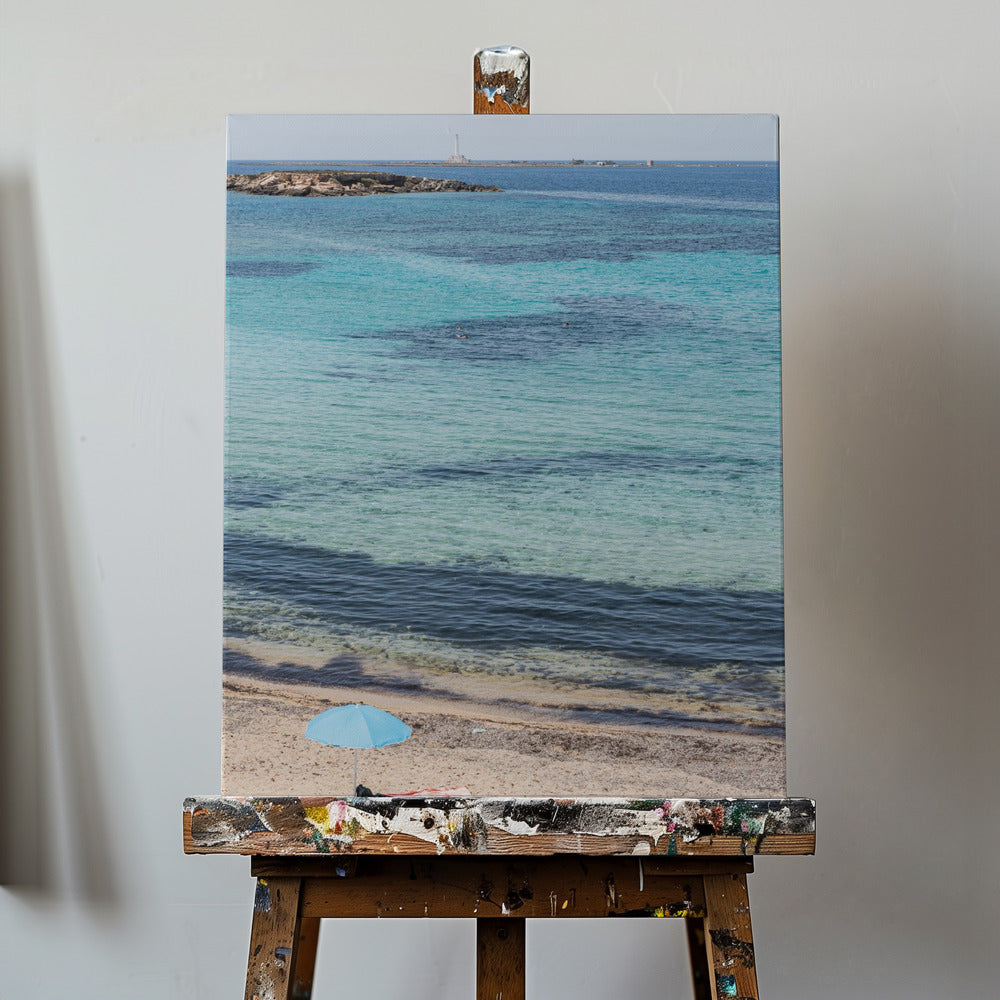 Italiensk strand 3 | Canvastavla
