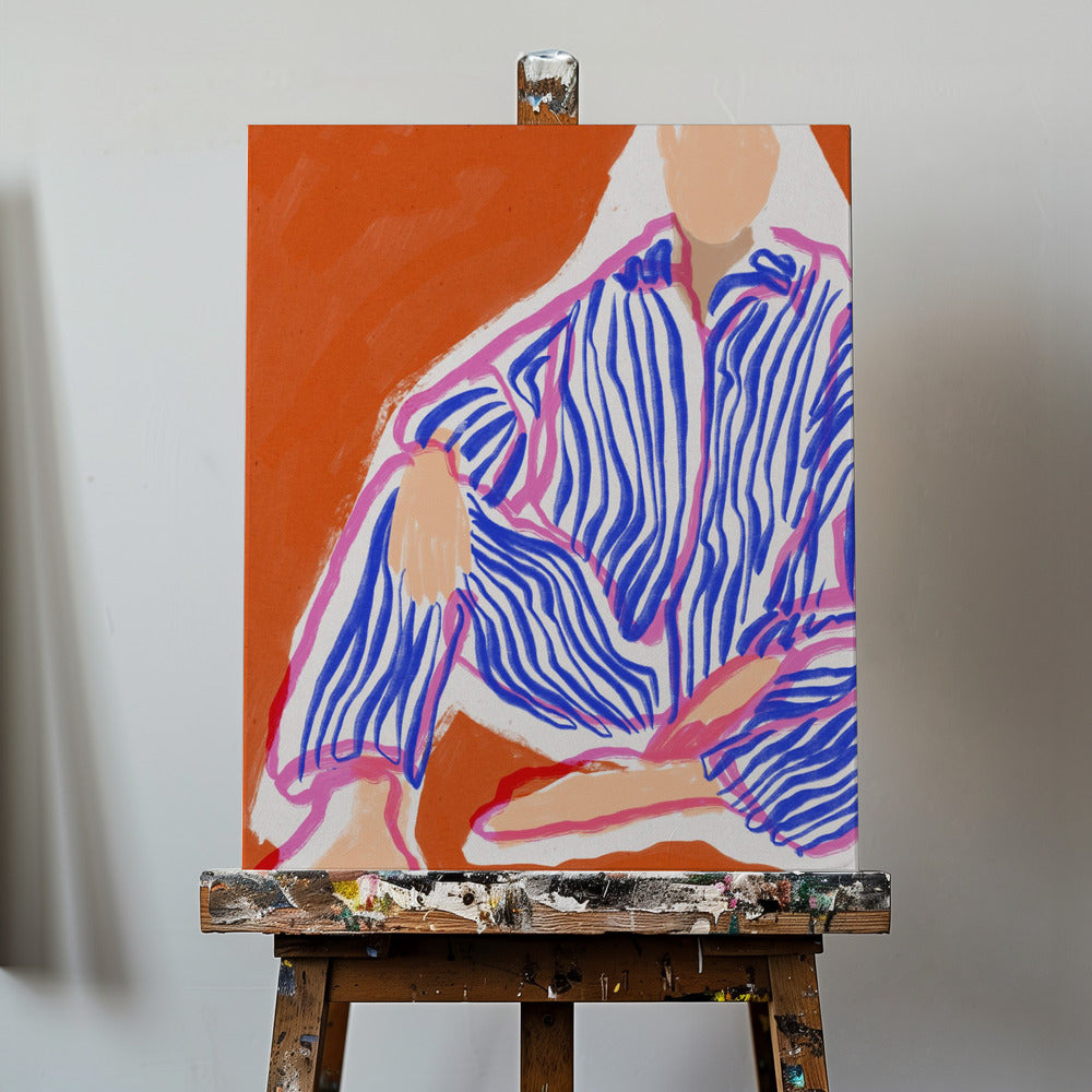 Striped Serenity | Canvas
