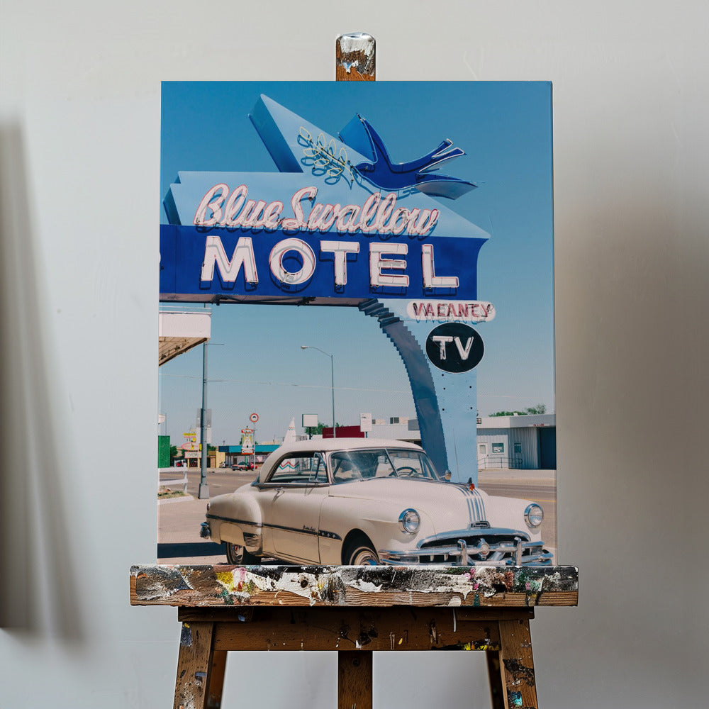 Blue Swallow Motell | Canvas