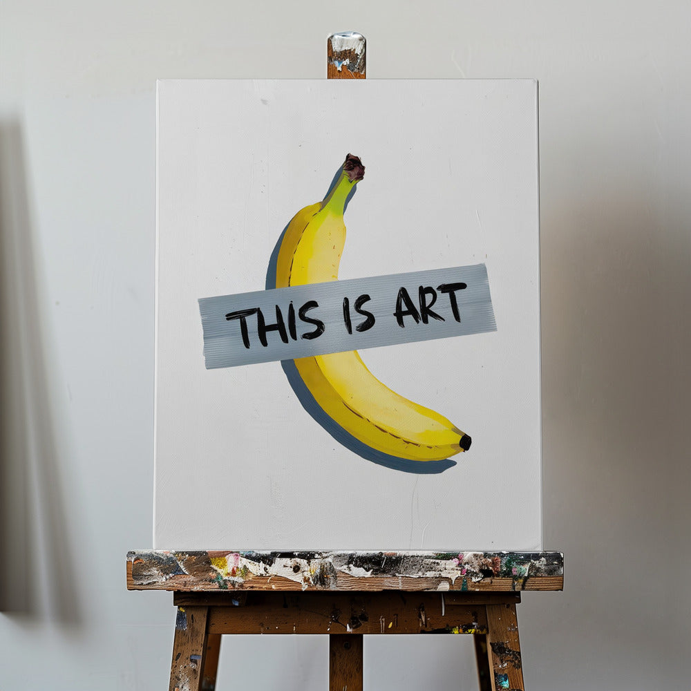 Detta är konst | Canvas