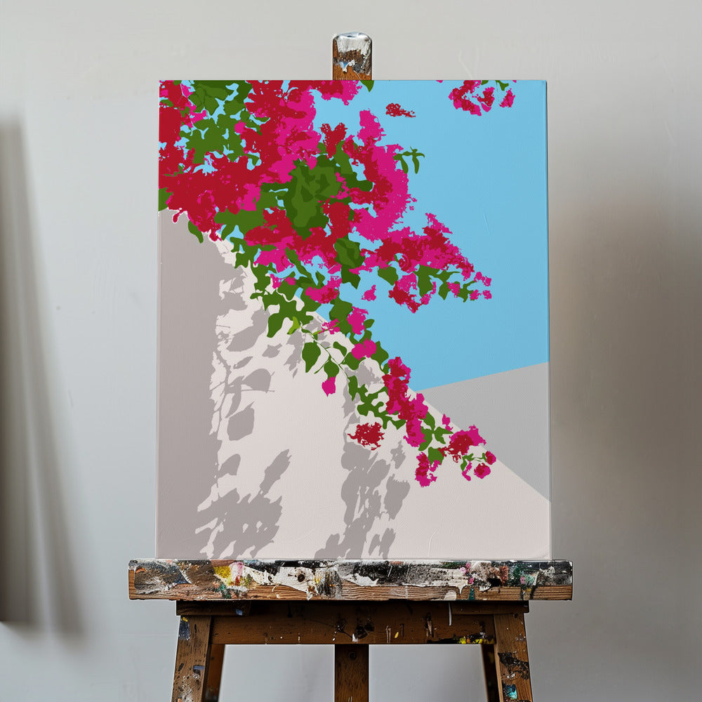 Bougainvilleablomma | Canvastavla