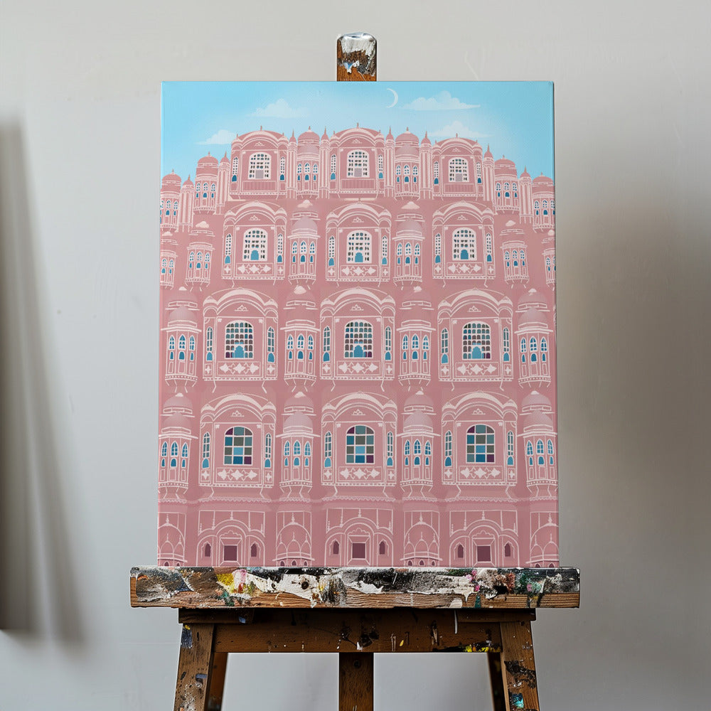 Jaipur, Indien | Canvastavla