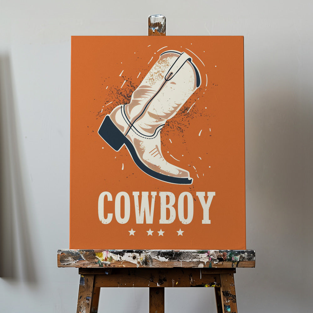 Cowboystövlar Vintage | Canvas