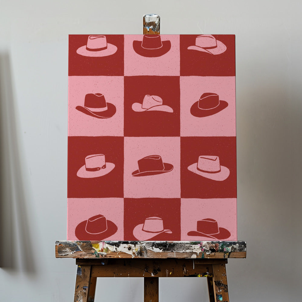 Cowgirl Schackrutigt | Canvas