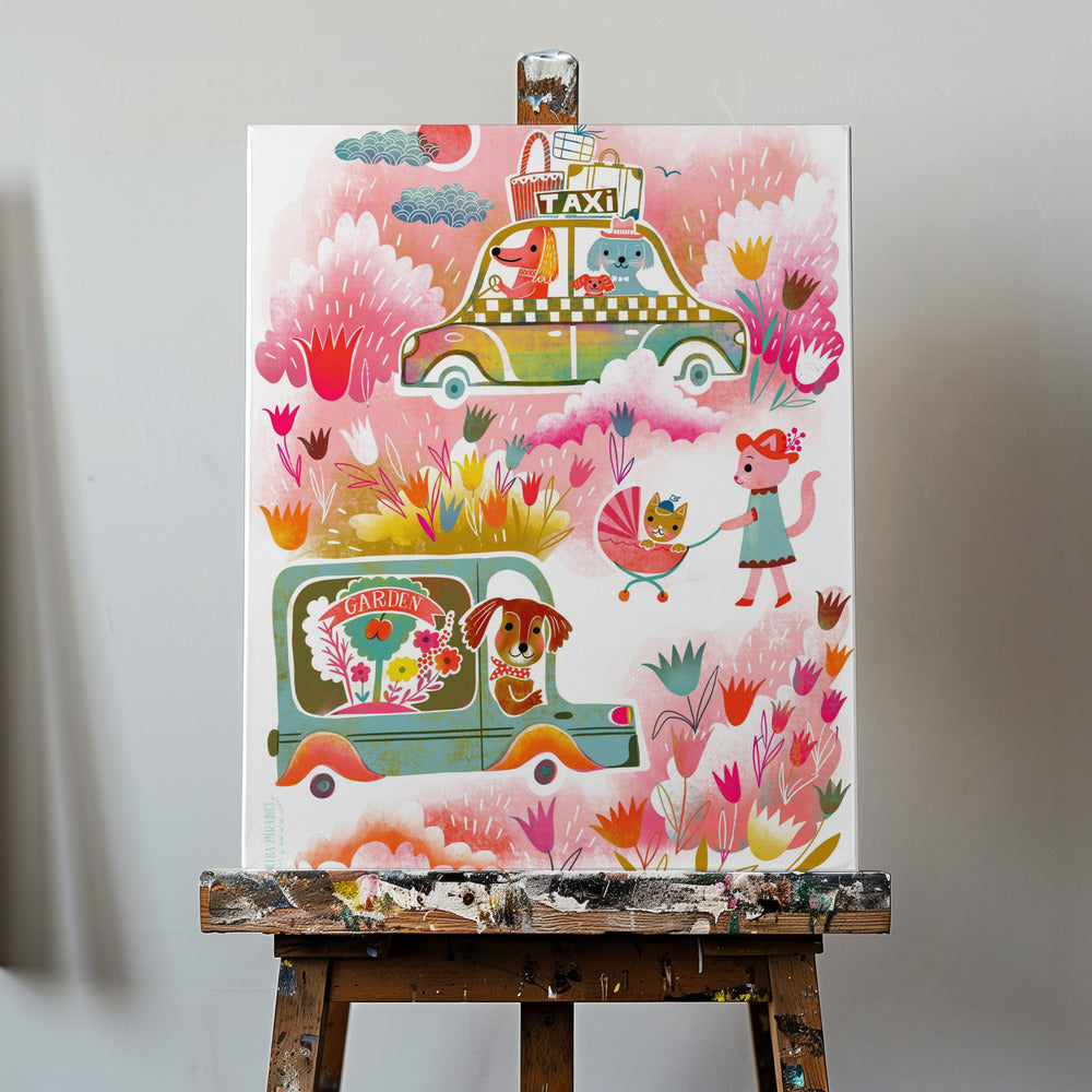 Kryp på hjul Resande husdjur | Canvas