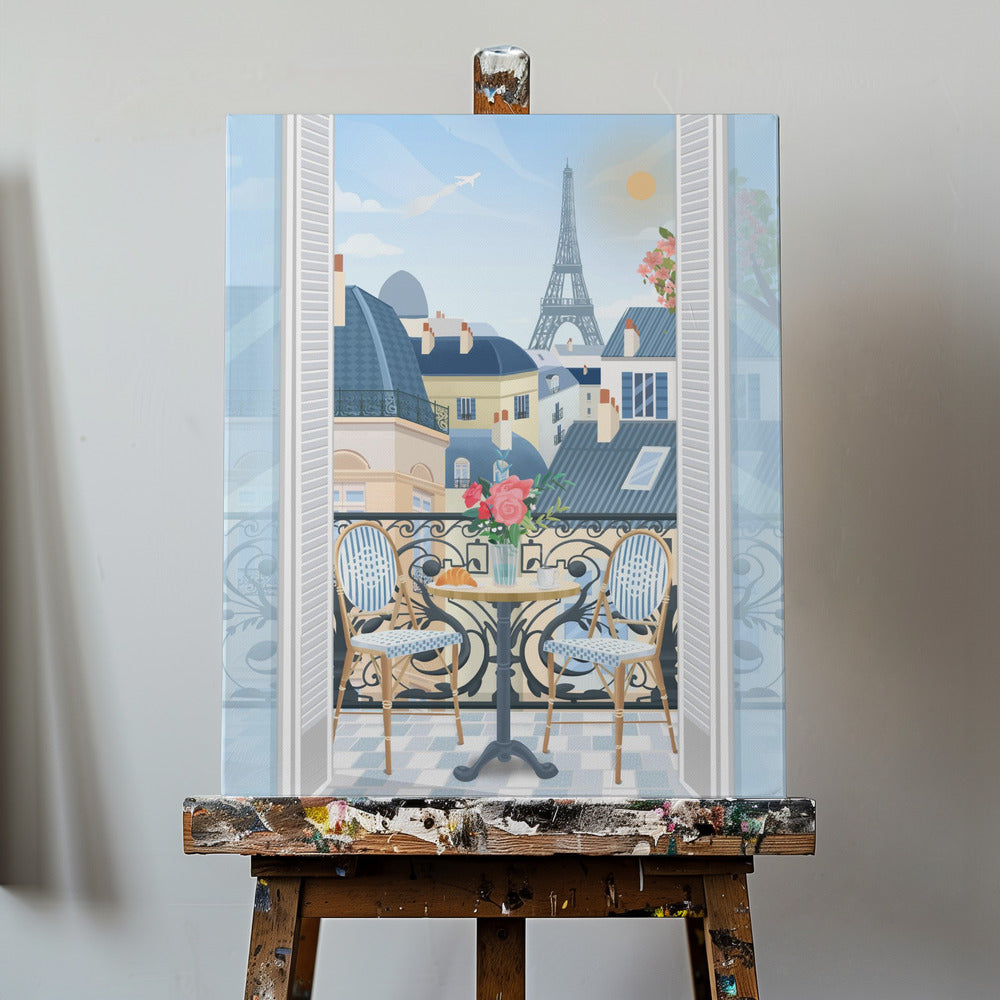 Paris Terrace | Canvastavla