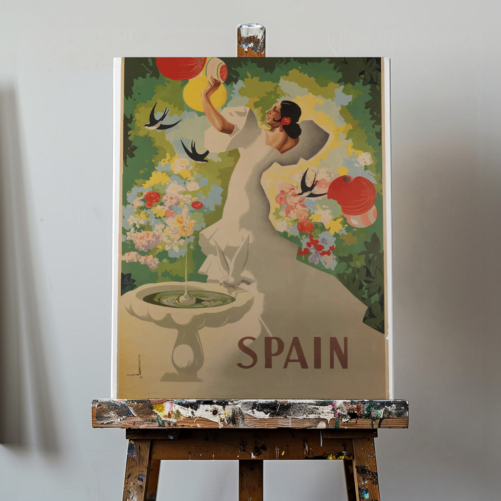 Spanien Poster | Canvastavla