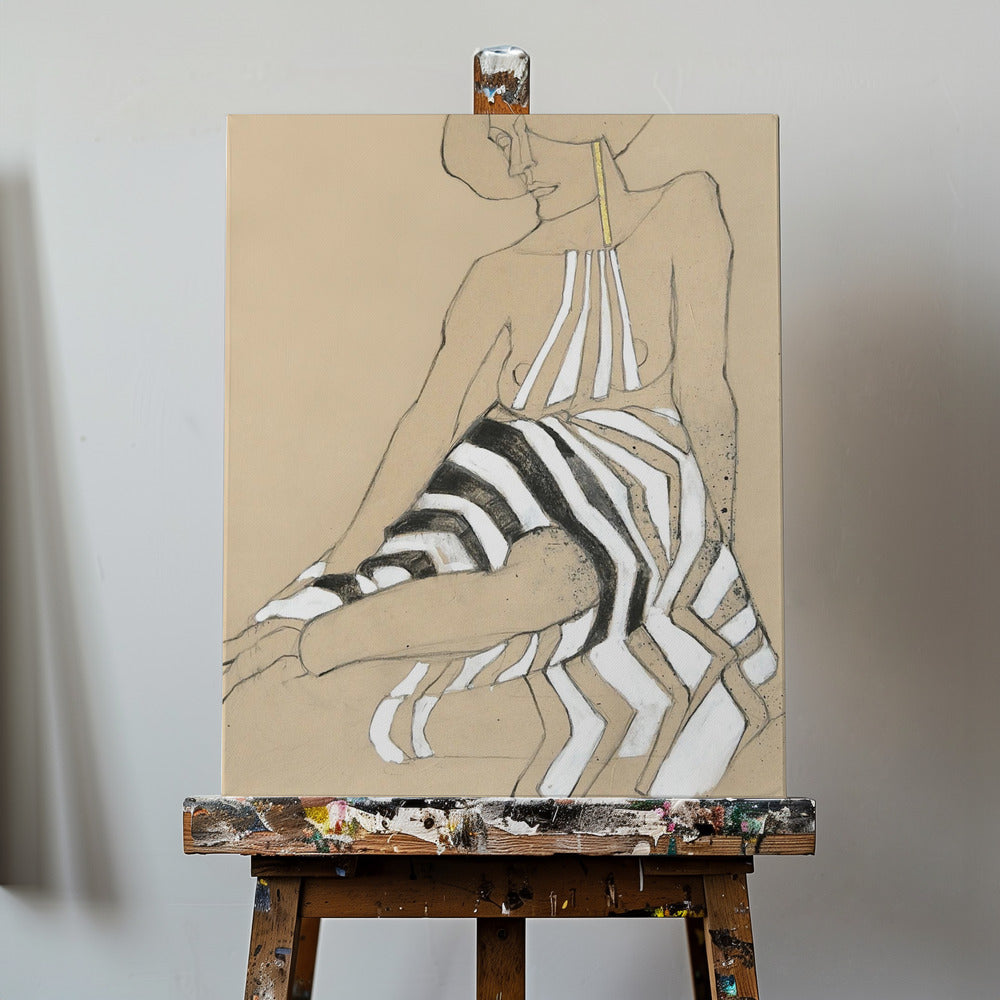 Nude Art Nouveau | Canvas