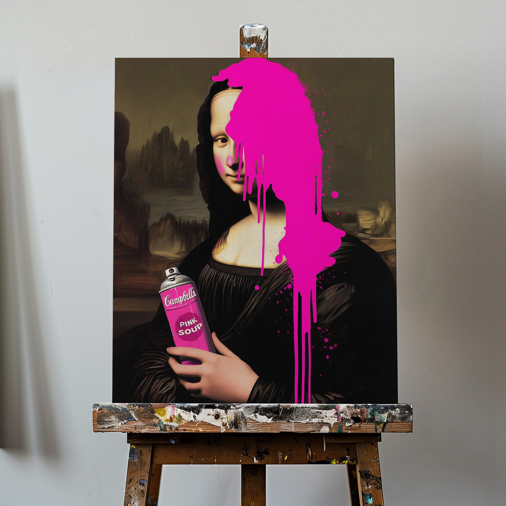 Rosa soppa | Canvastavla