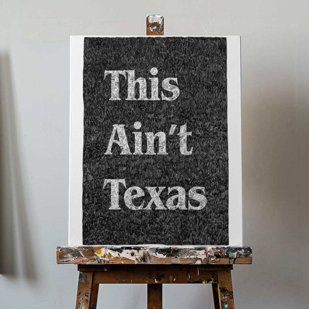 Detta är inte Texas | Canvastavla