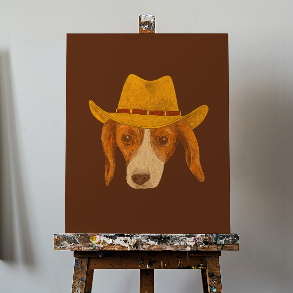 Nala Den sötaste cowgirlvalpen | Canvas