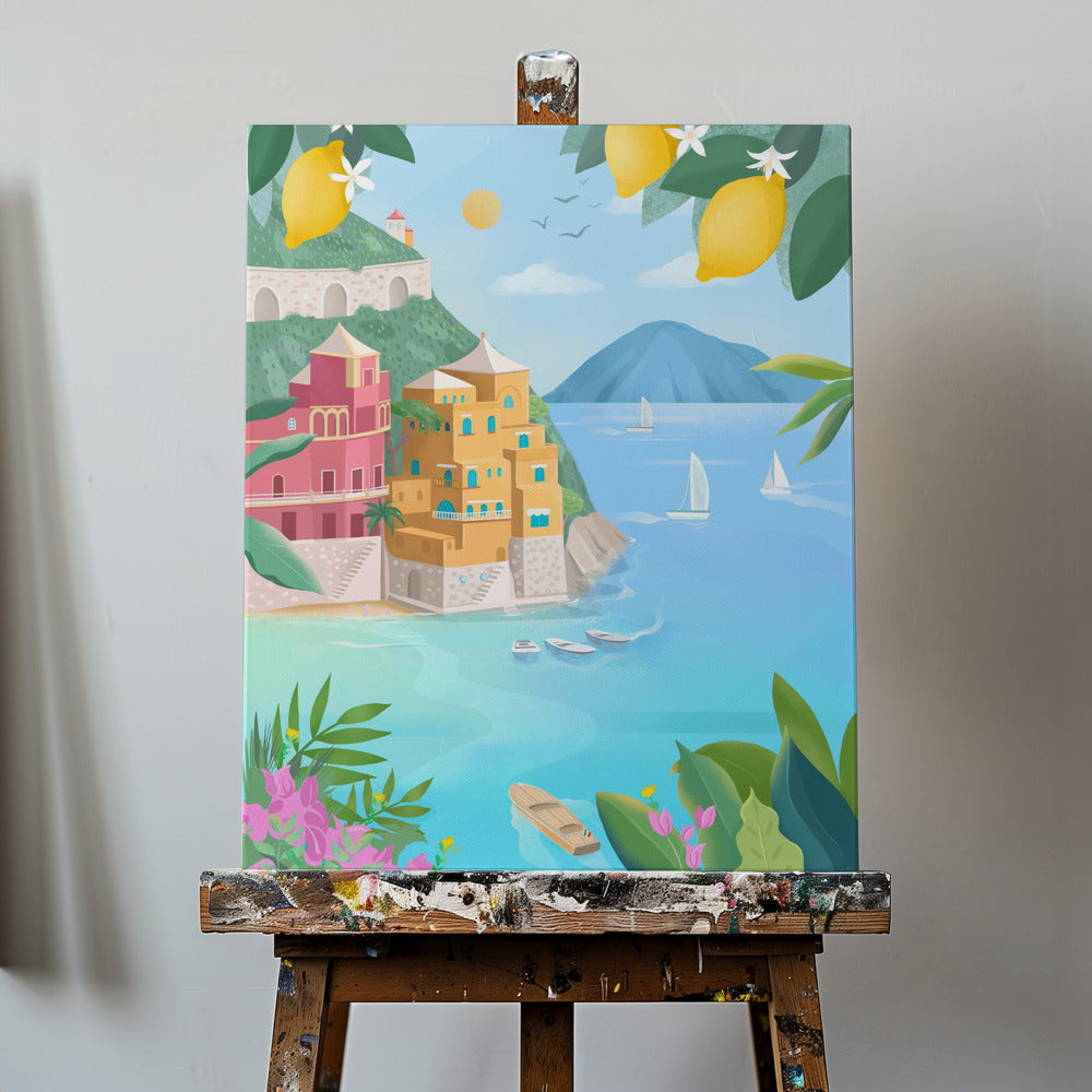 Portofino, Italien | Canvastavla