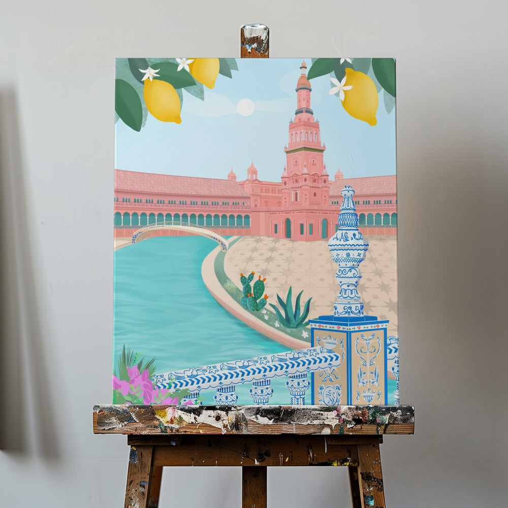 Sevilla, Spanien | Canvastavla