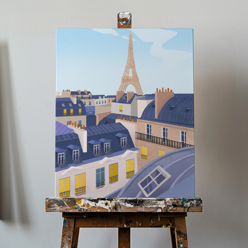 Paris Rooftops | Canvas