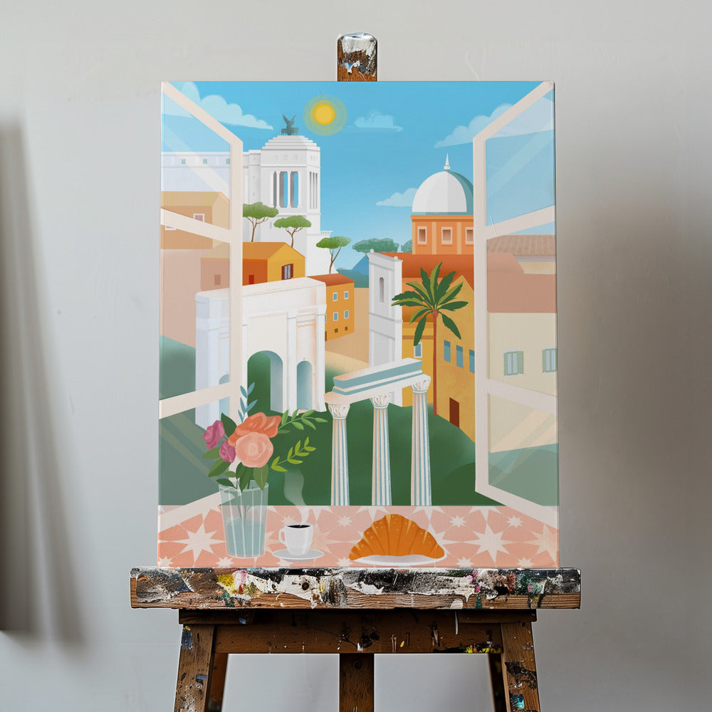 Emily In Rome | Canvas