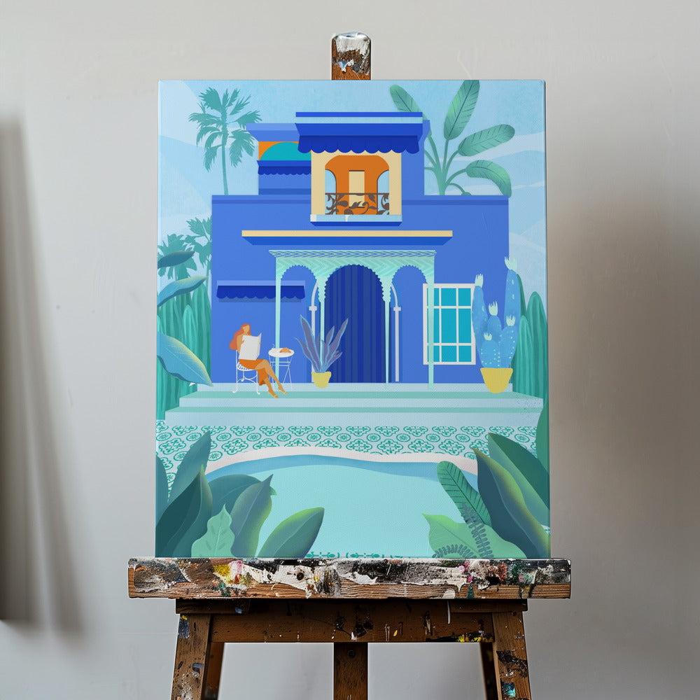 Blue Oasis | Canvas
