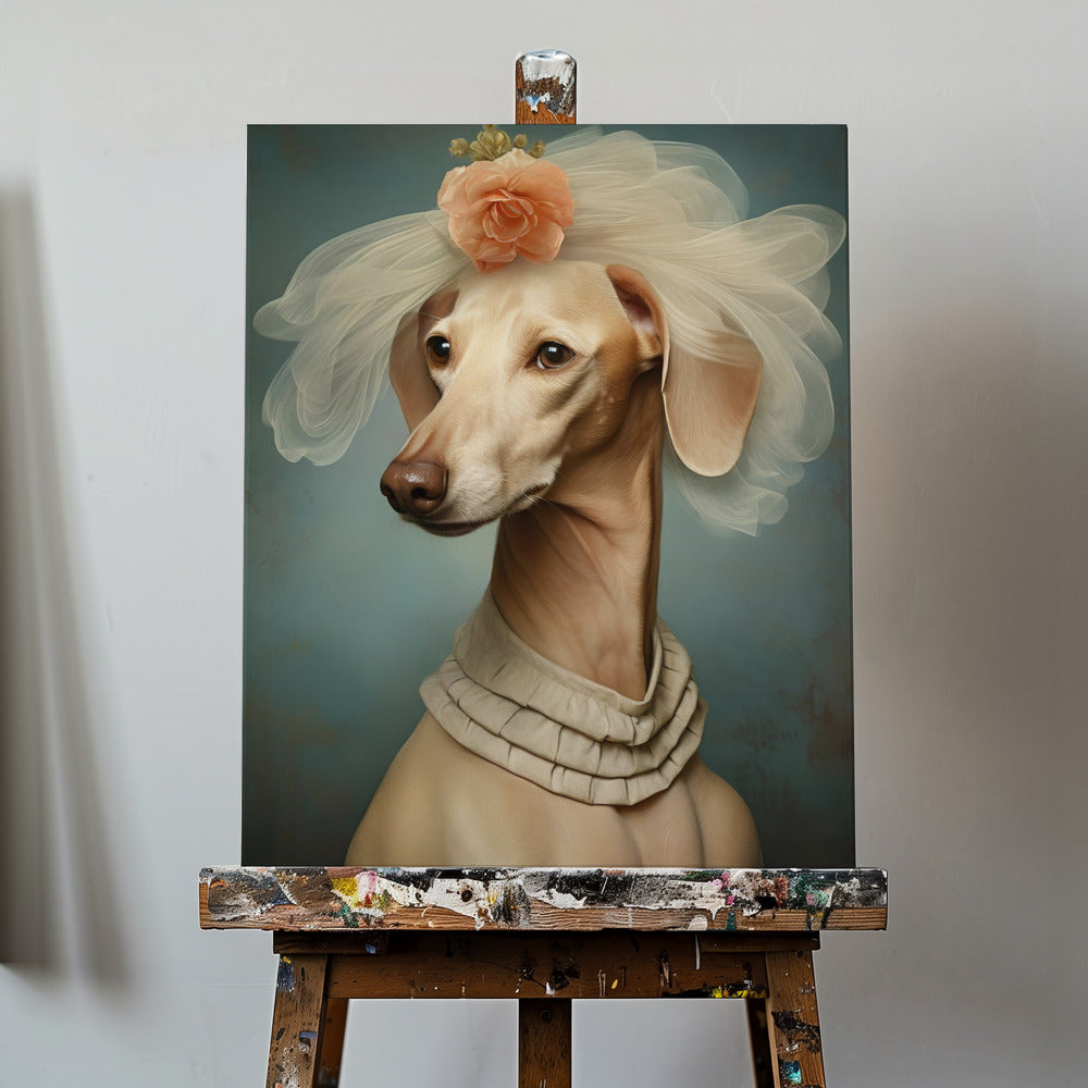 Human Dog 0001 2024 December Poster Dog Woman 5.jpg | Canvas