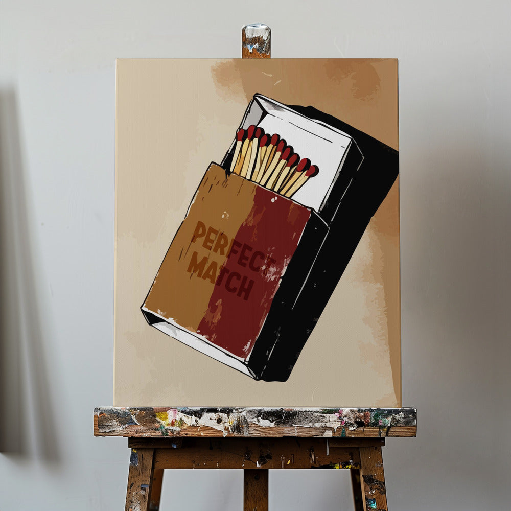 Tänd en tändsticka | Canvasduk