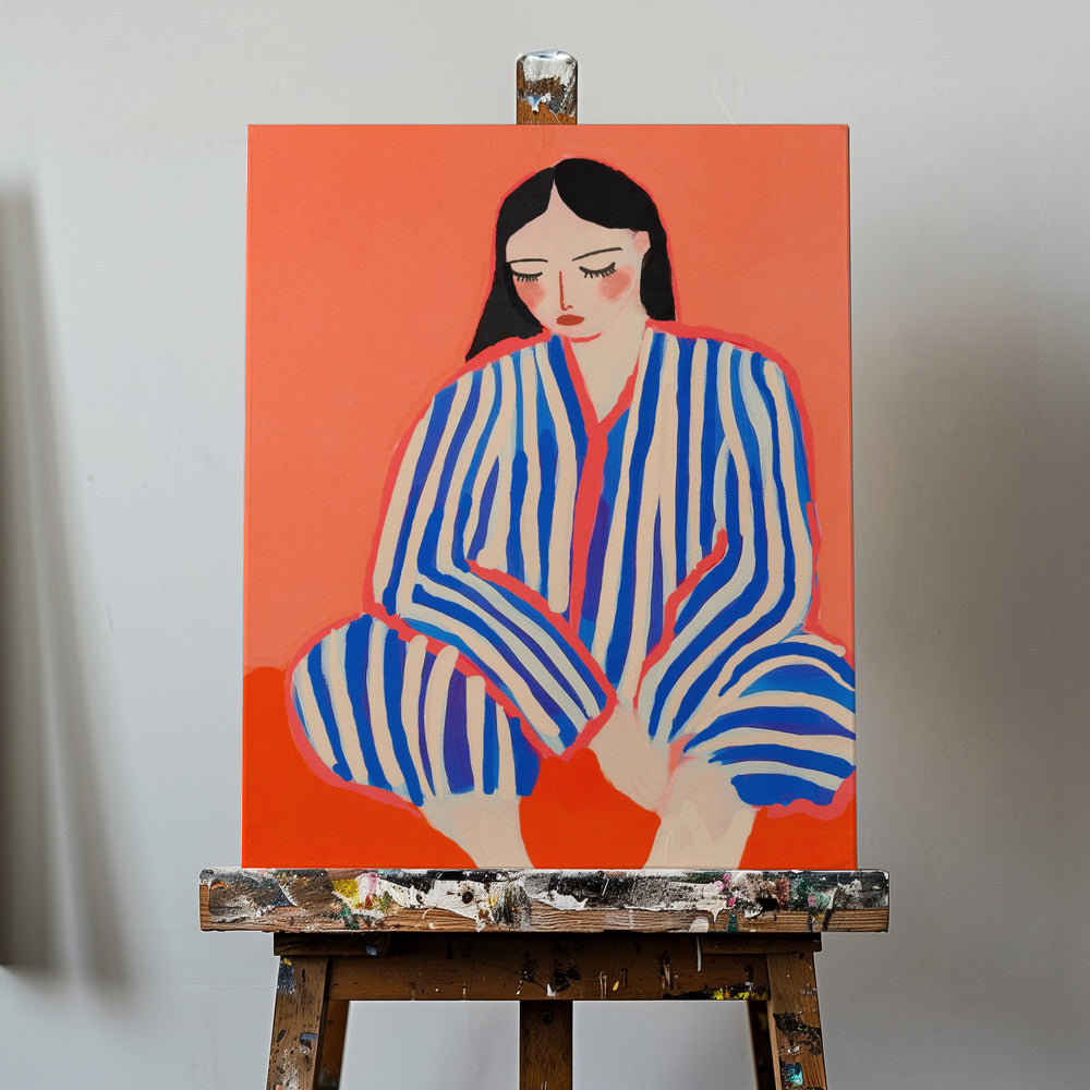 Striped Reflection | Canvas