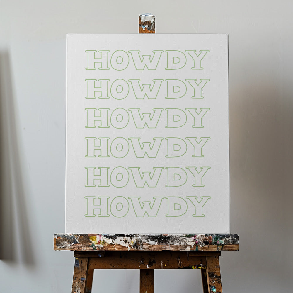 Salviagrön Howdy | Canvas