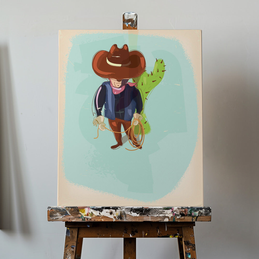 Texas Cowboy | Canvas