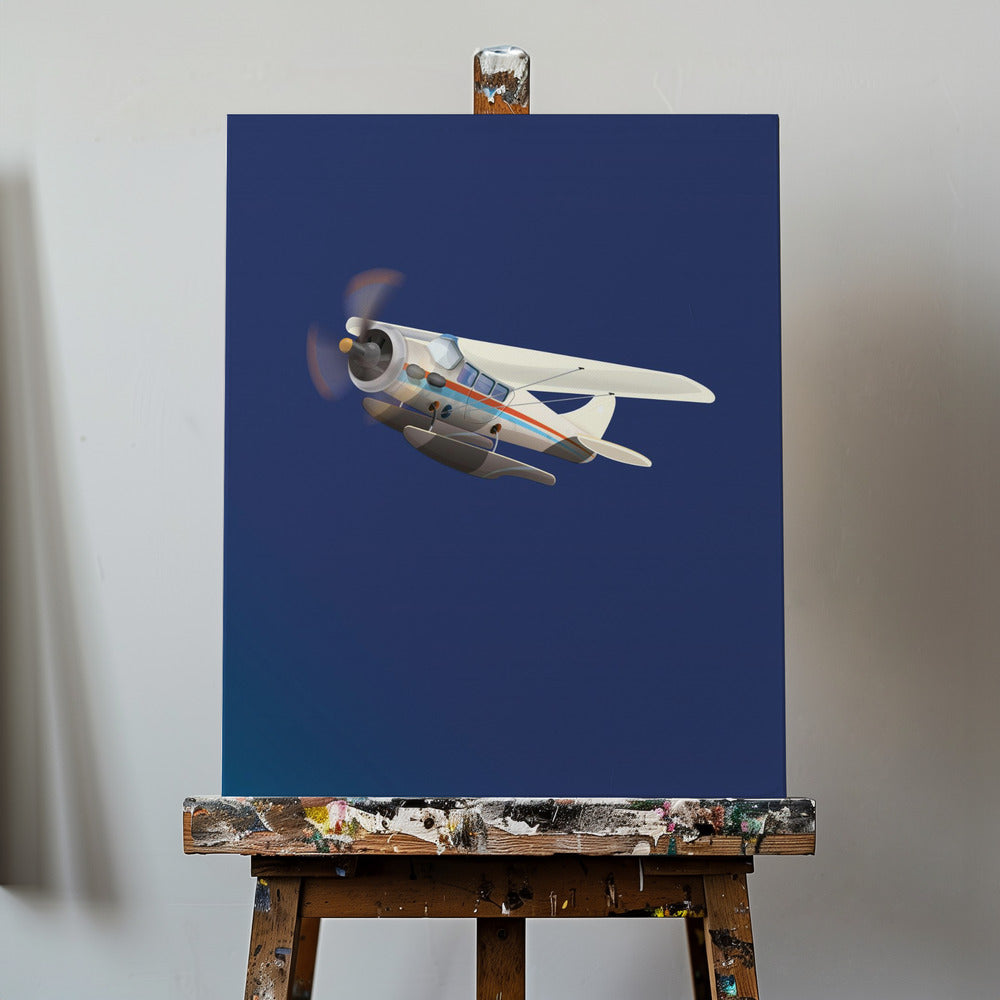 Vintage sjöflygplan | Canvas