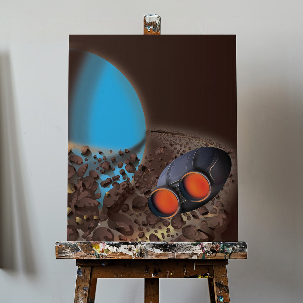 Uranus Fly By | Canvas
