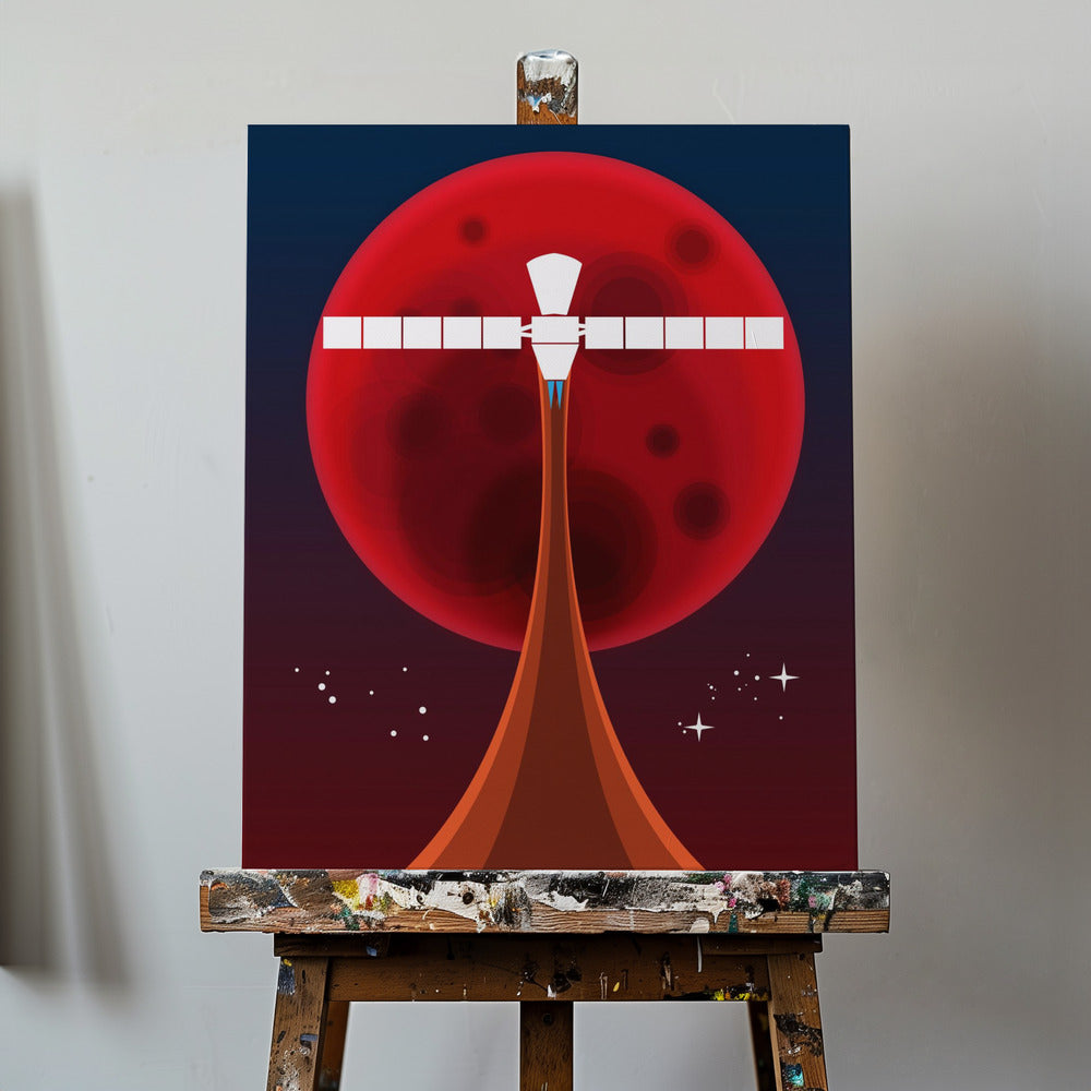 Mars Rymdkonst | Canvastavla